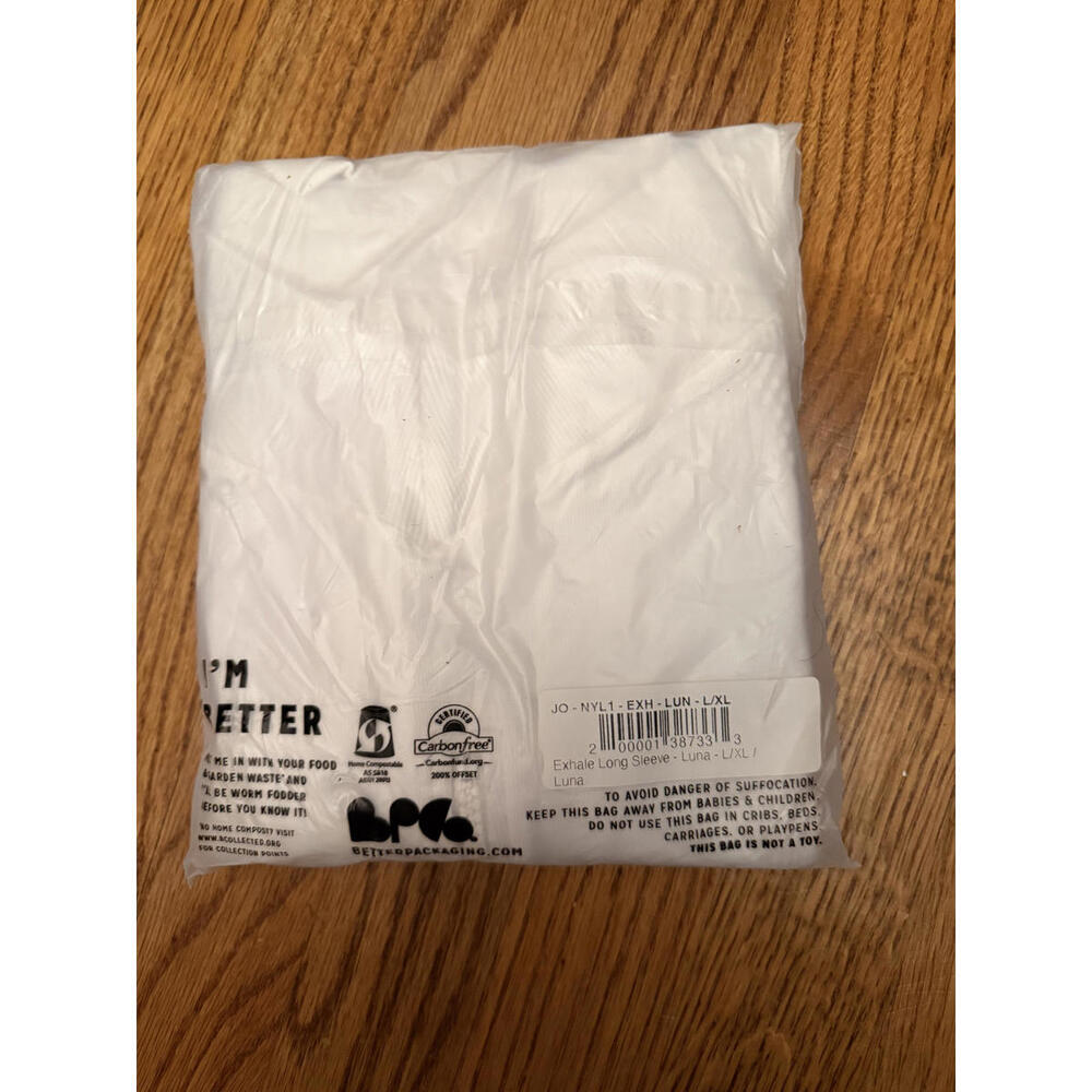 NWT! Joja Exhale Long Sleeve Quarter Zip Luna Size L/XL - Picture 3 of 5